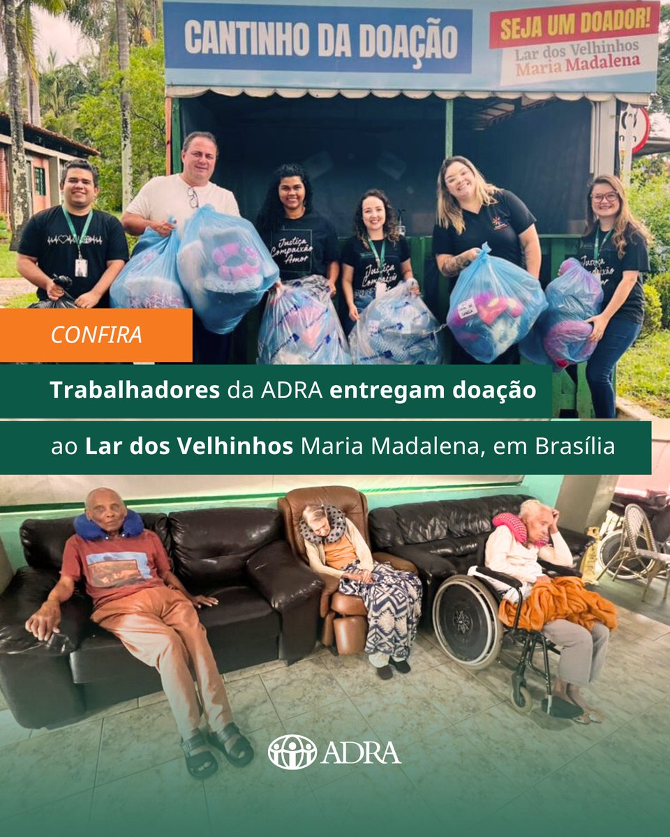 ADRABrasil's tweet image. Em dezembro o Confira 👇
adra.org.br/sem-categoria/…

#ADRABrasil #LarDosVelhinhos #Idosos #doação #justiça #compaixão #amor #Humanitário #Solidariedade #AjudaHumanitária