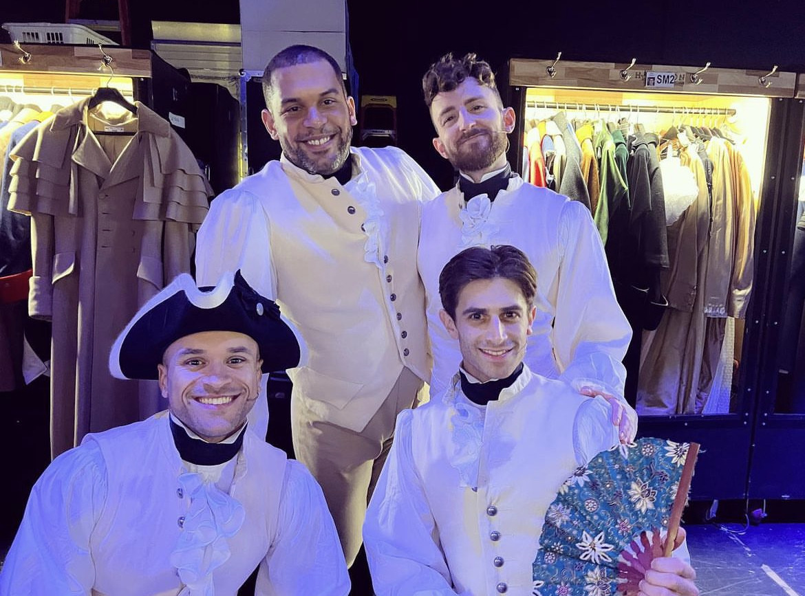 HamiltonMusical's tweet image. Backstage at the #AndPeggyTour!