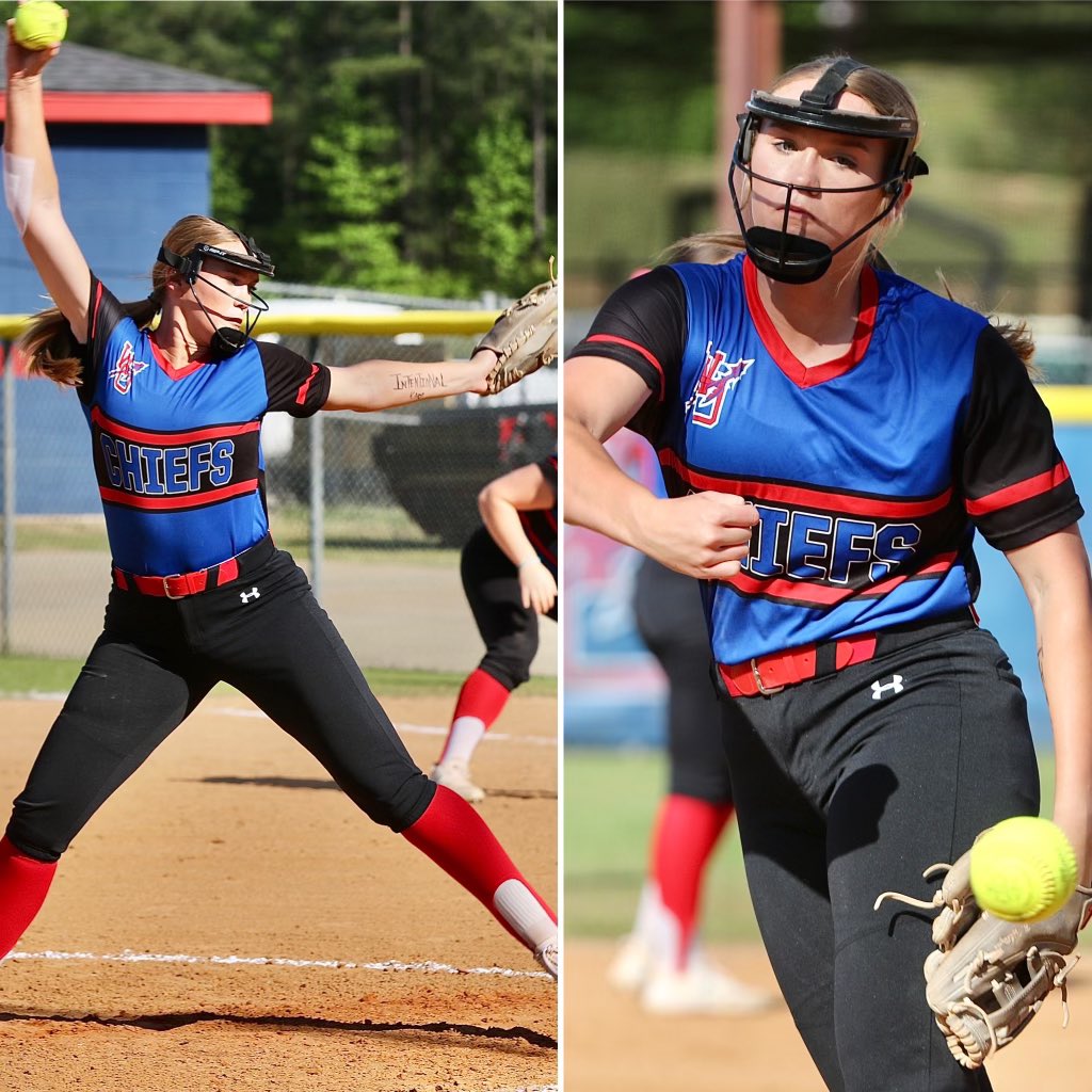 Briley Whittington has a perfect game going with 10 Ks. WO leads this second round matchup, 2-0, in the bottom of the fifth.