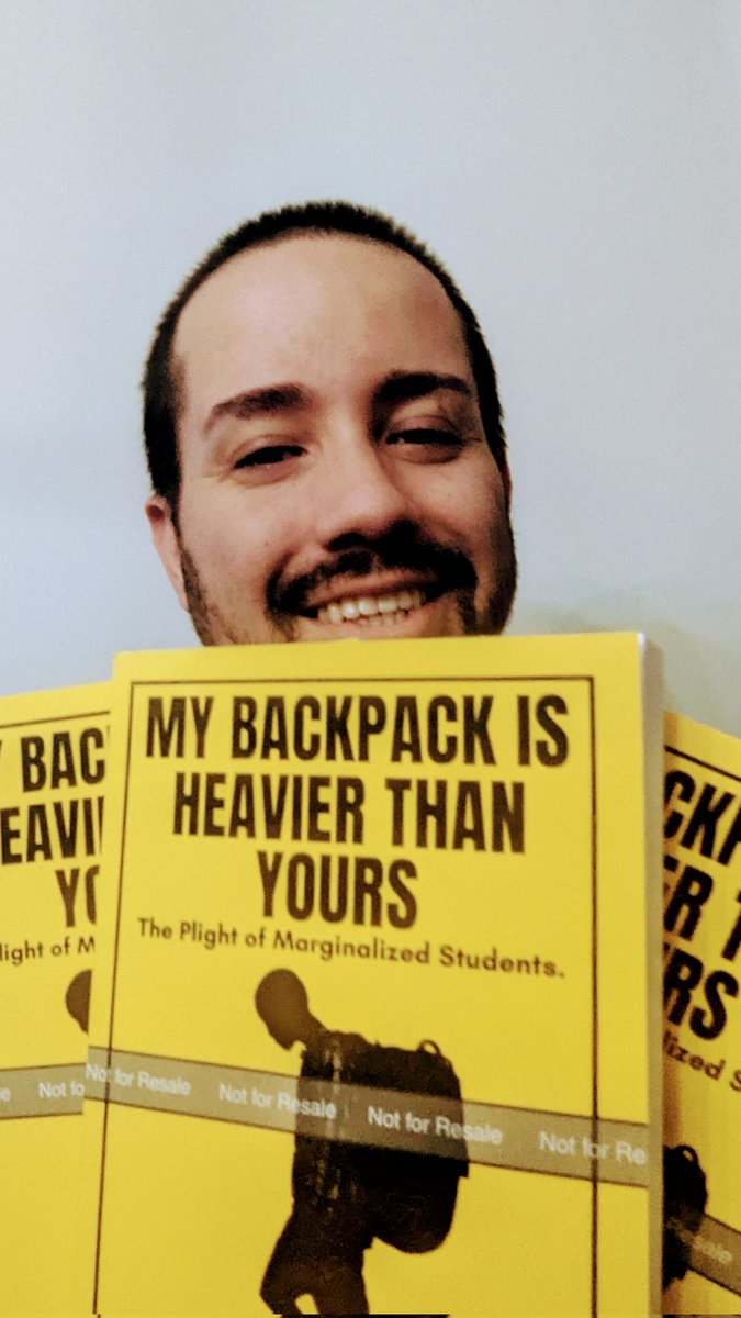 DrGarciaEdu's tweet image. The proof copies of 🎒"My Backpack is Heavier Than Yours: The Plight of Marginalized Students."🎒 have arrived! Look out for the full release in June. #JustRiseEd #MyBackpack #MarginalizedStudents #Author #1stBook #DrGarcia