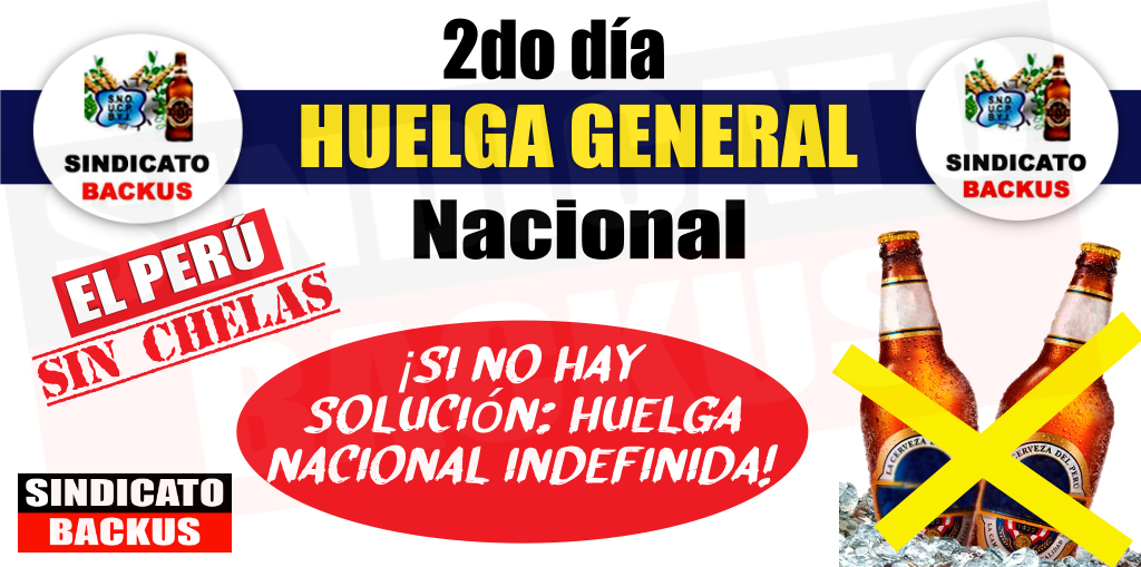 CyDsindical's tweet photo. La #HuelgaGeneral Nacional #PerúSinChelas de @BackusSindicato, es una muestra de la creatividad publicitaria en beneficio de una causa colectiva sindical. Consejo de @job_rosales: "Los mensajes siempre tienen que ser claros y directos". ¡Lo demás es fuerza de las redes sociales! https://t.co/c1DYoPzMt7