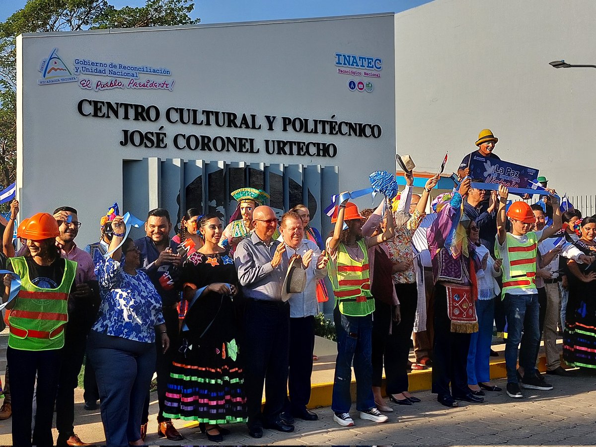noelia_arauz's tweet photo. Centro Cultural y Politécnico “José Coronel Urtecho", ¡No volverá el Pasado!

▶️Centro de capacitación único y completo para la formación cultural, artística, técnica, científica 

#UnidosEnVictorias 
#LaPazNuestraVictoria https://t.co/yVcQxhH7QC