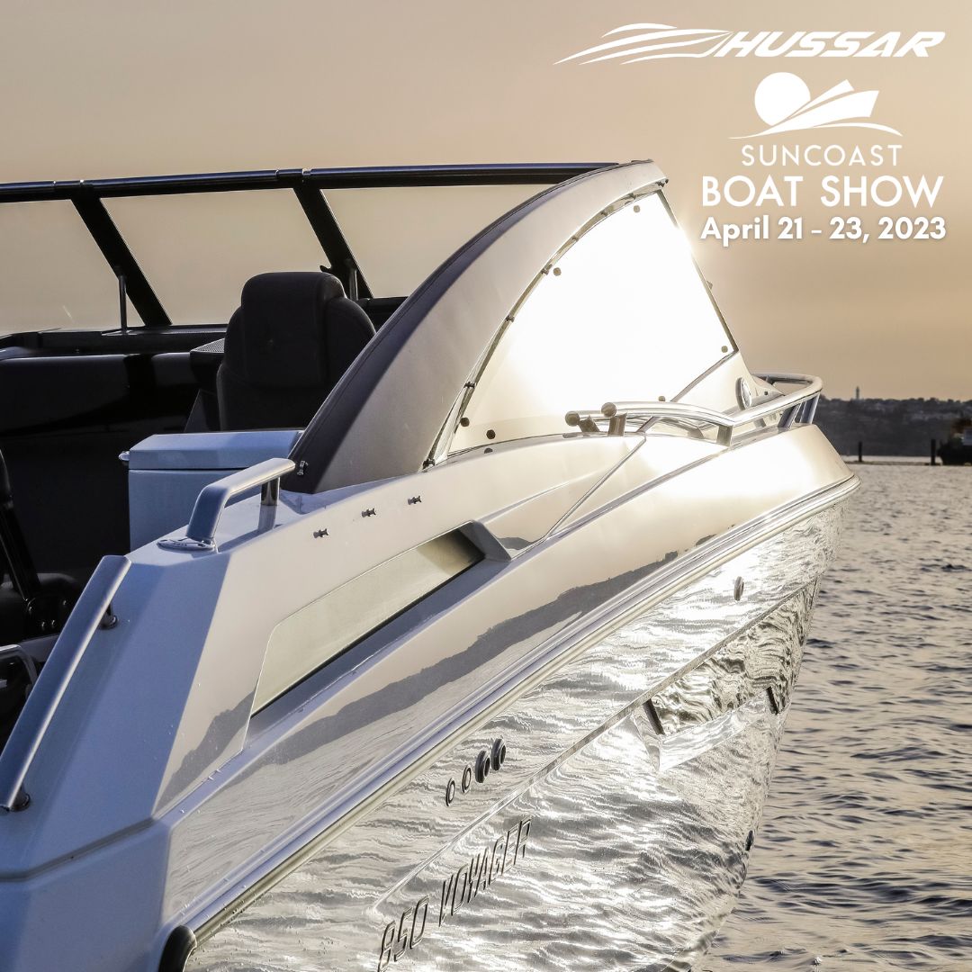 The Suncoast Boat Show is here, and we'll have 5 models on display at dock A! ⚓🛥️  Don't miss out on the chance to see these beautiful vessels up close and personal. Join us April 21-23 at Marina Jack in Sarasota!

#hussaryachts #SuncoastBoatShow
#yachtsforsale #boatsforsale