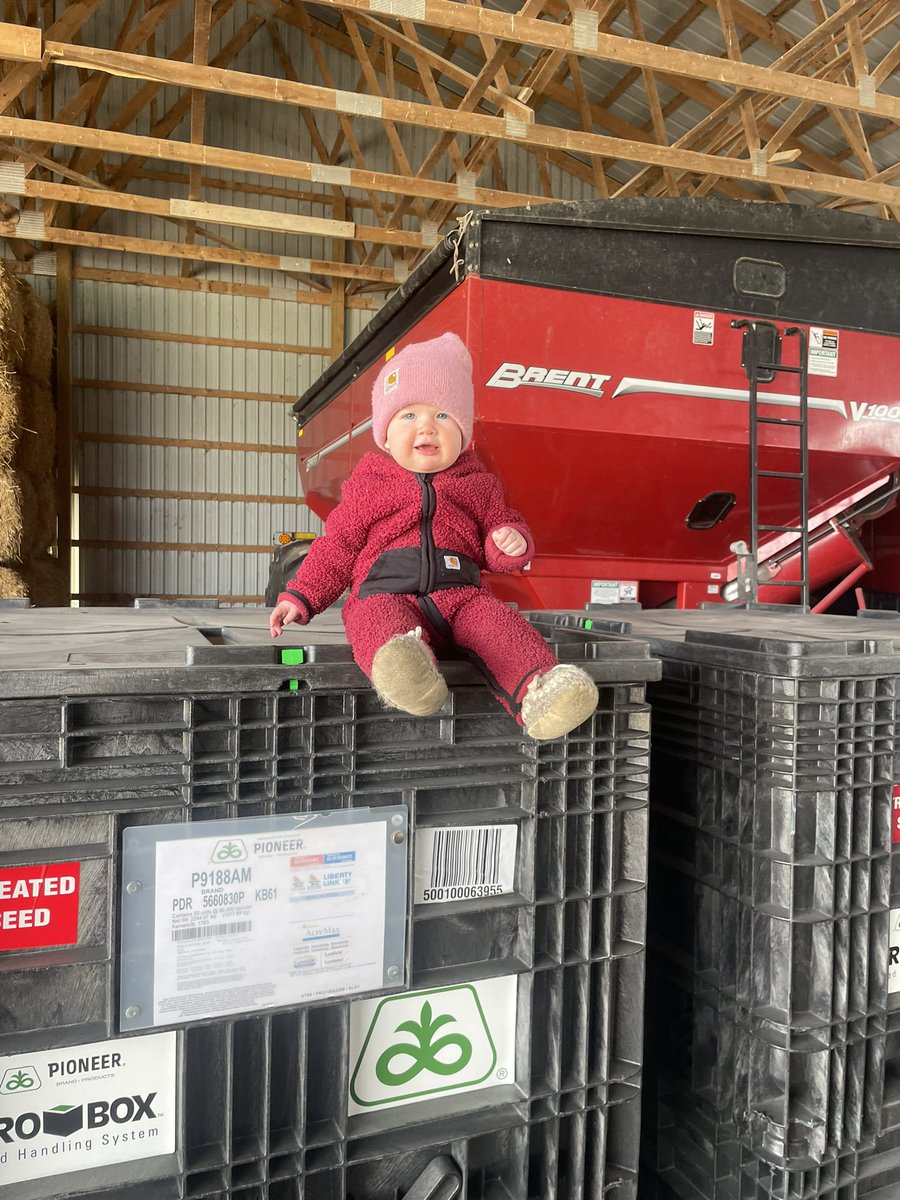 Katie14Grove's tweet photo. Seeds rolling in, we’re ready when you are Mother Nature 🌽 🌱 https://t.co/wWAVPvCvUw