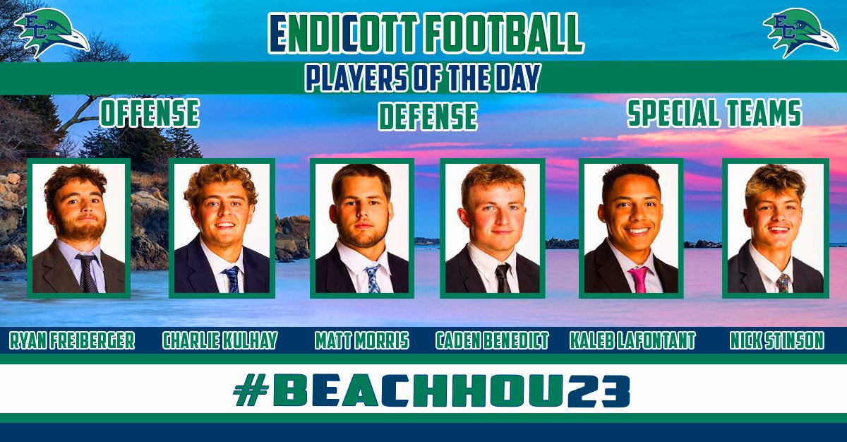 Congratulations to our “Players of the Day,” from Practice 1️⃣1️⃣‼️

#BeachBall 🏈🐦🏖️
#BeachHou23 🌊