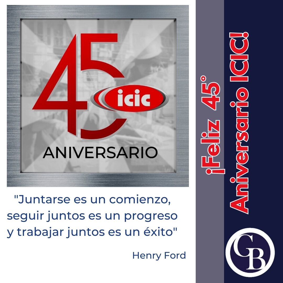 GB_ABOGADOS's tweet photo. !Felicidades @ICIC_Nacional por los 45 años de trayectoria!  🎊🎉📒📝🏗️

Por muchos años más capacitando y trabajando en equipo con constructores, afiliados y colaboradores. 📒📝🏗️👩🏻‍🎓🧑🏻‍🎓👩🏻‍💻👷🏻‍♀️👷🏻‍♂️

#CapacitarEsConstruir #CMIC #ICIC #aniversario #construccion https://t.co/ix84L7osO2