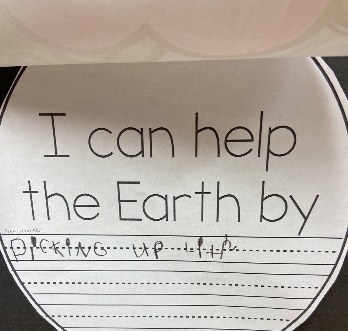 We have been learning about our environment and the ways we can help protect it. Some great ideas and printing from our Senior Kindergarten friends! <a href="/BobcaygeonPS/">BobcaygeonPS</a>  #EarthDay2023 #earth #ReduceWaste