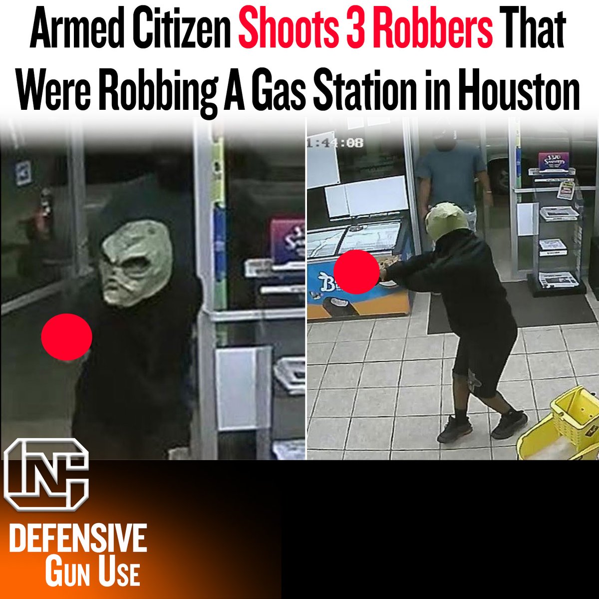 MrColionNoir's tweet image. If this video does not dismantle the narrative of the "High-capacity magazine" ban, I do not know what will.

This man was able to shoot three out of four robbers by himself, demonstrating the power of the Second Amendment.

WATCH: youtu.be/_HpE59VpaYI
.