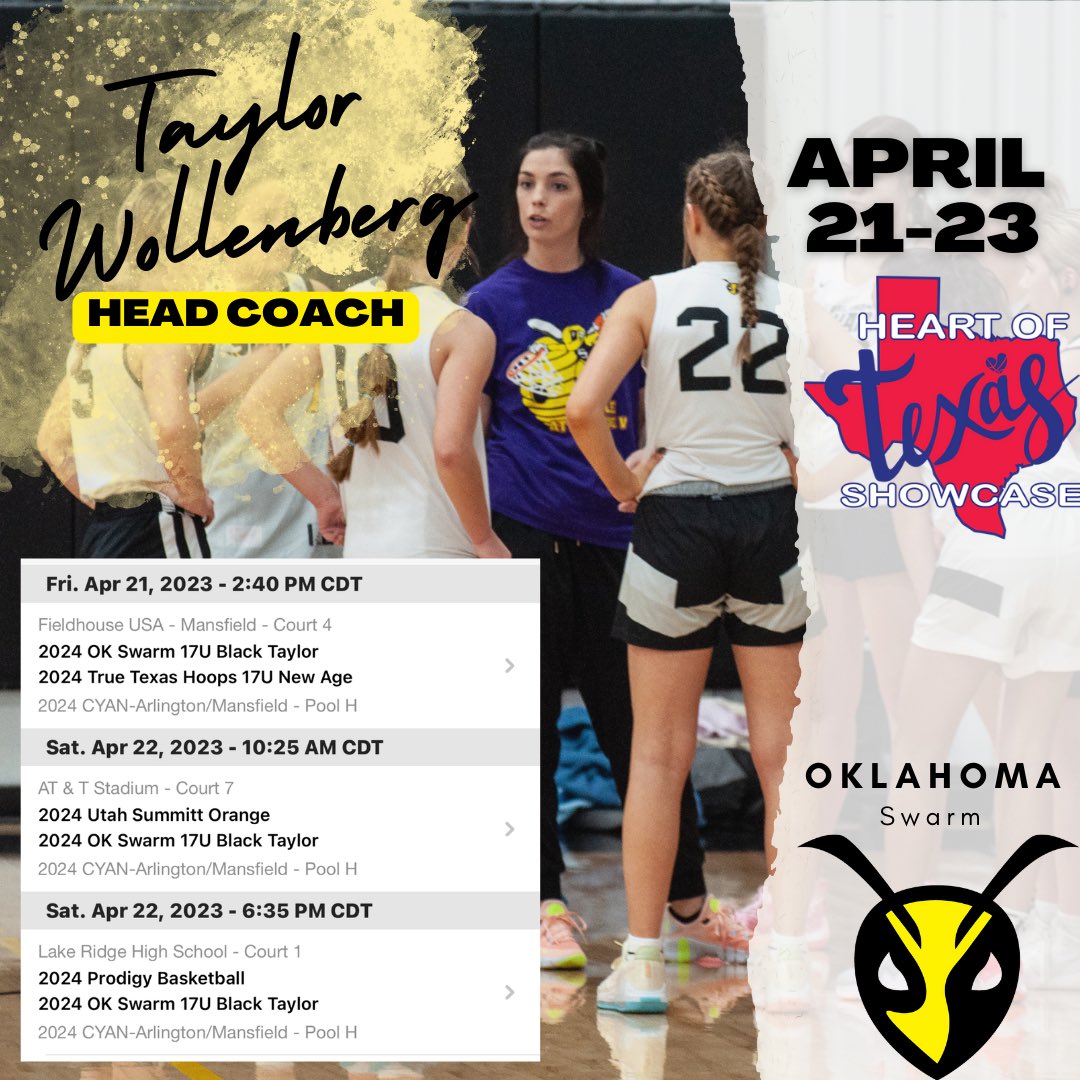 Taylor Wollenberg (@taywollenberg) on Twitter photo Girls are READY for Heart of Texas this weekend 📍❤️
They’ve been putting in the work- now time to put it to use 💪🏼💪🏼
<a href="/OklahomaSwarm1/">OK Swarm HS Girls</a> Girls are READY for Heart of Texas this weekend 📍❤️
They’ve been putting in the work- now time to put it to use 💪🏼💪🏼
<a href="/OklahomaSwarm1/">OK Swarm HS Girls</a>