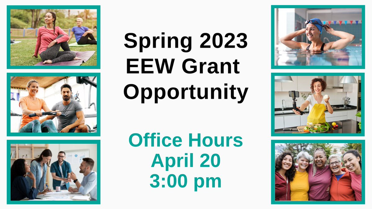 Bring your questions about the Education Employee Well-being (EEW) Grant to Office Hours tomorrow! Sign up here: bit.ly/eewofficehours Grant info: bit.ly/eewgrants 😀#Wellbeing