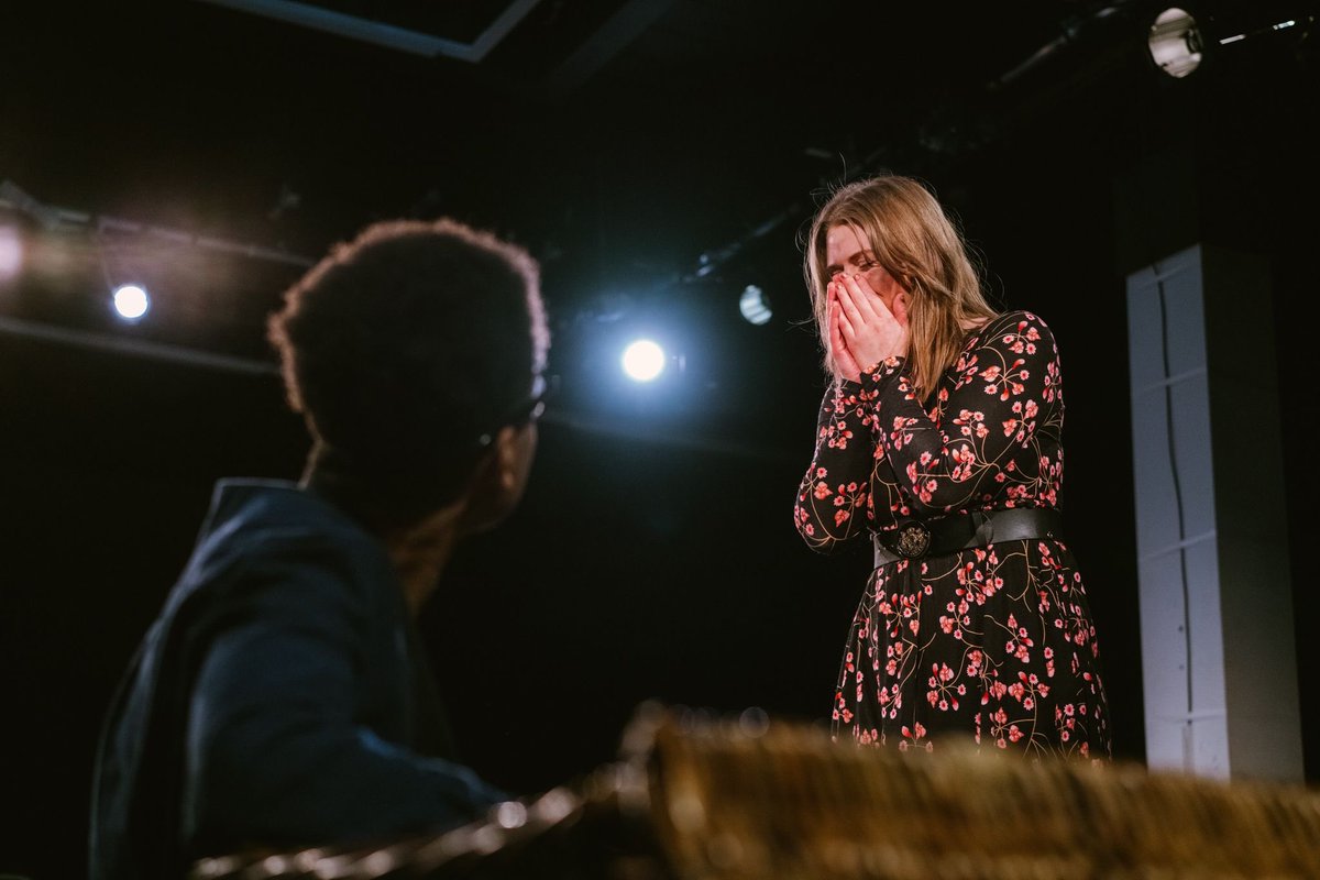 Tonight’s double bill featured Bella Shaw &amp; Sam Towers in As Above, So Below. #Changemakers2023 (17 April - 5 May) is an annual showcase as part of Future Now festival of creativity: shuperformance.co.uk/change-makers-…

#futurenow2023 #acting #performance #sheffield

📸 Make it Matte Black