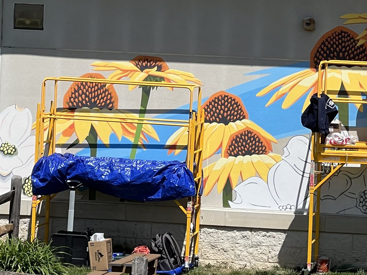 GESGatorPTO's tweet photo. This Fall, PTO voted to help support the cost of @GESGATOR historic mural, storywalk &amp; 1st grade whiteboard tables. We are excited to report the mural is underway, the storywalk is here &amp; 1st grade classrooms received their tables!
Thank you for funding these projects! 🎨📖✍️ https://t.co/eEBcDIFNZP