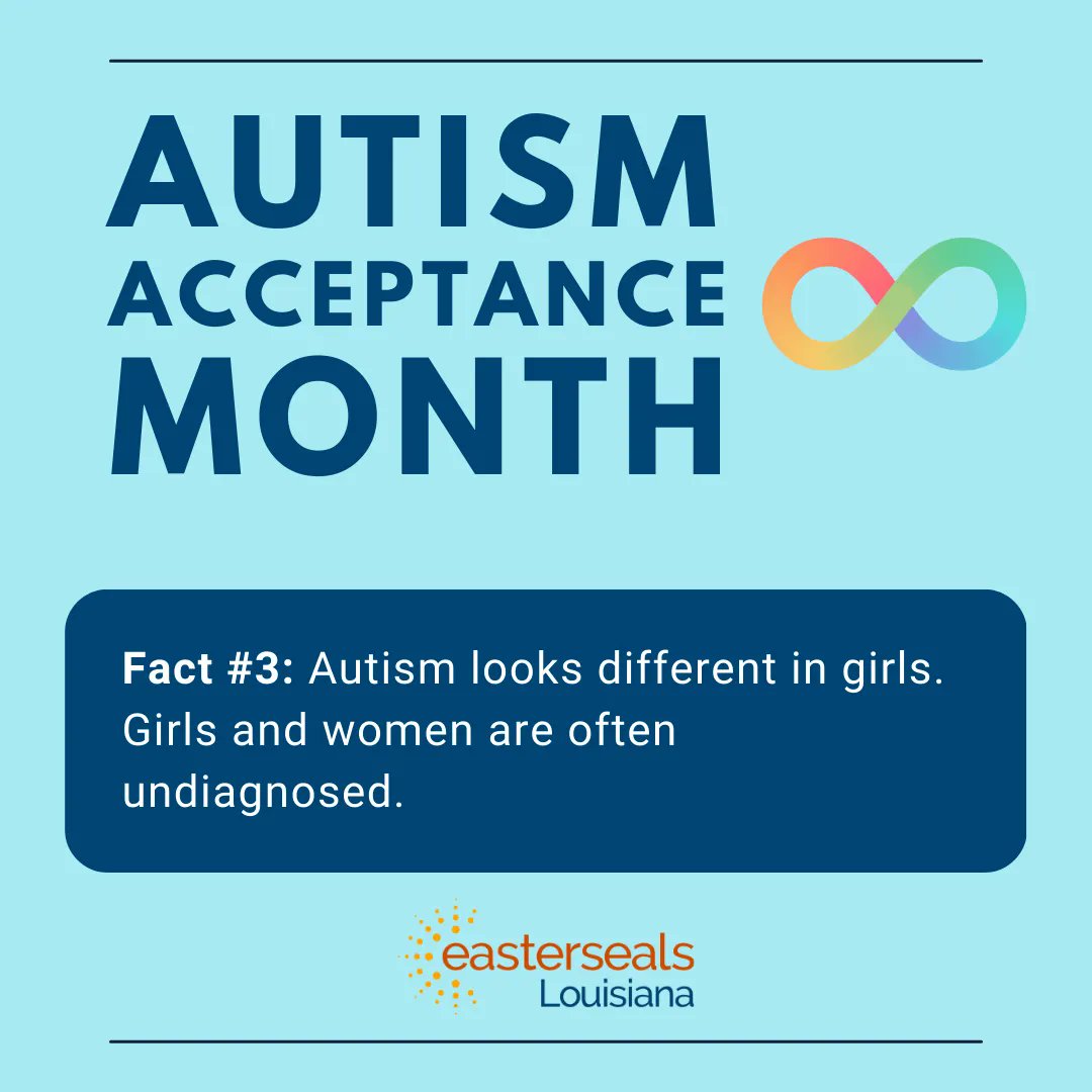 LAEasterSeals's tweet photo. Did you know that Autism looks different in girls, and they are often undiagnosed? This #AutismAcceptanceMonth, let's work to raise awareness about the unique challenges faced by neurodiverse girls and women. Learn more: https://t.co/sute7getJn  #neurodiversity https://t.co/AOKJEbXbu6