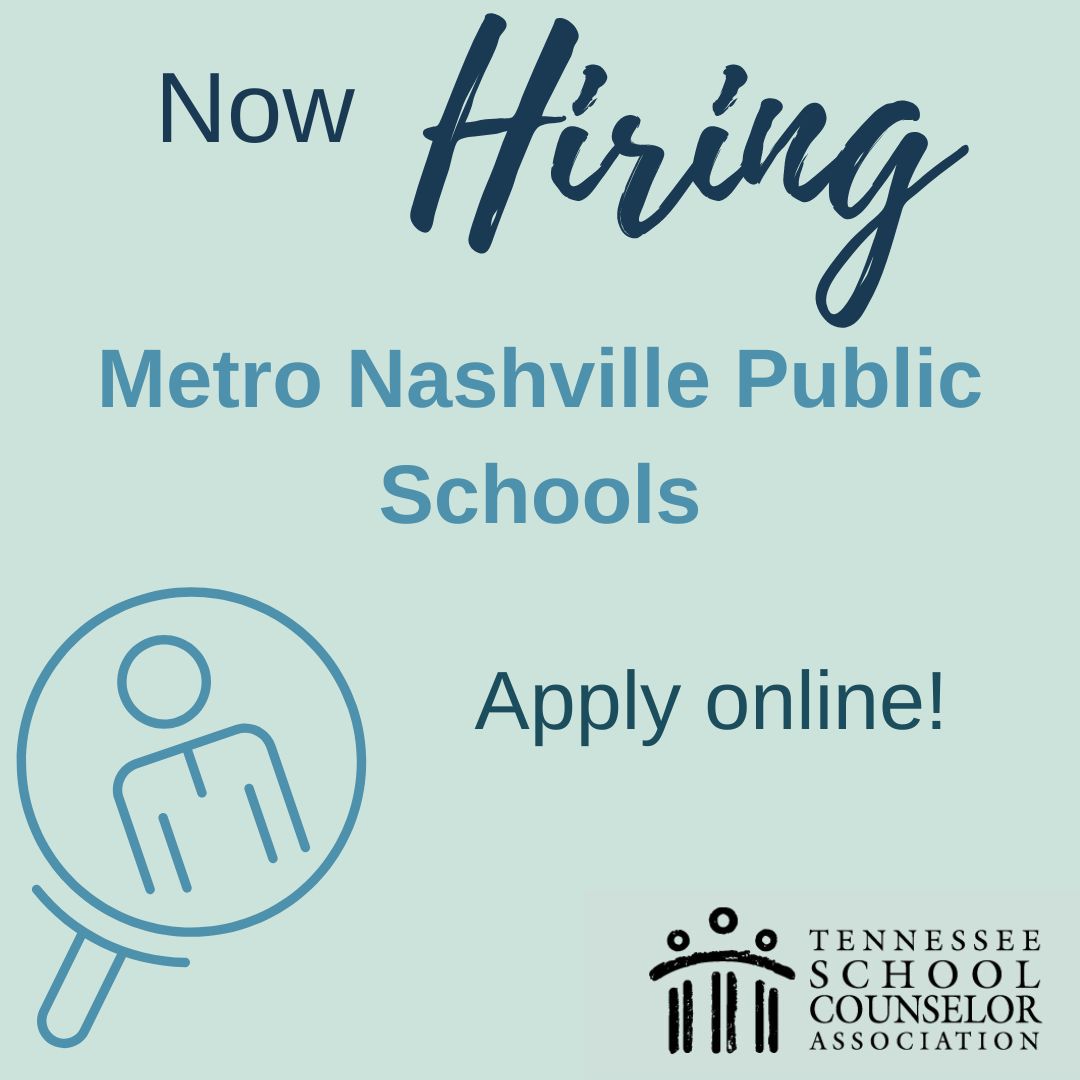 The 23-24 Counselor Application Pool is active on the MNPS HR website. Once vetted you will be eligible to apply to school based positions. Apply at: nashville.taleo.net/careersection/…