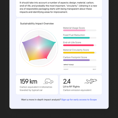 We helped Grounded launch ‘Blueprint’ — a 3D design and prototyping tool, designed to help businesses choose the right packaging product for their needs, while increasing the pace of packaging development.   

hubs.la/Q01M8L390

#productdevelopment #userexperience #design