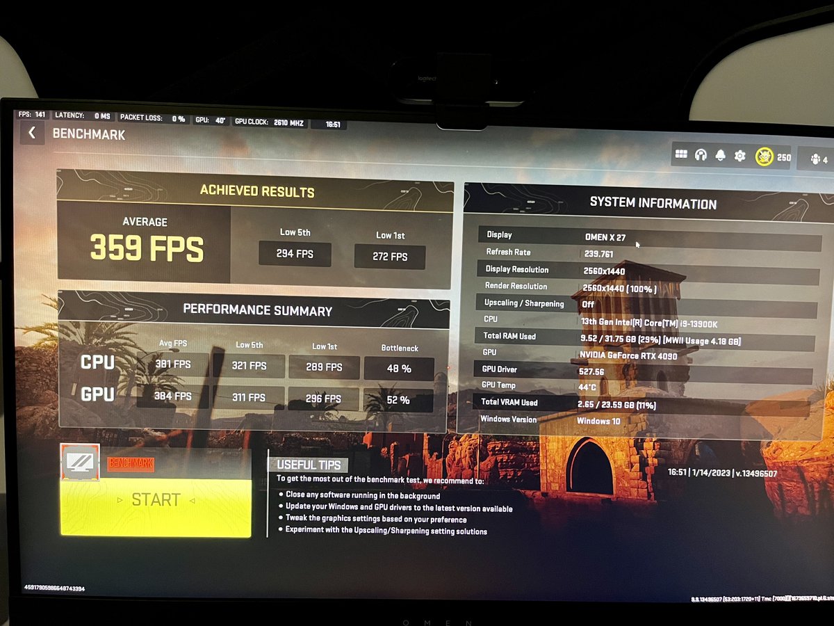 Ordered even lower latency ram to beat my previous record of 359 fps in Benchmark. Getting high performing DDR4 is difficult these days.
G.Skill Trident Z rgb / 4400C17 7.7ns maybe bring it down to CL16, 16, 16. 🤔 on their way.  Recent benchmark was 345 fps. #tweaking