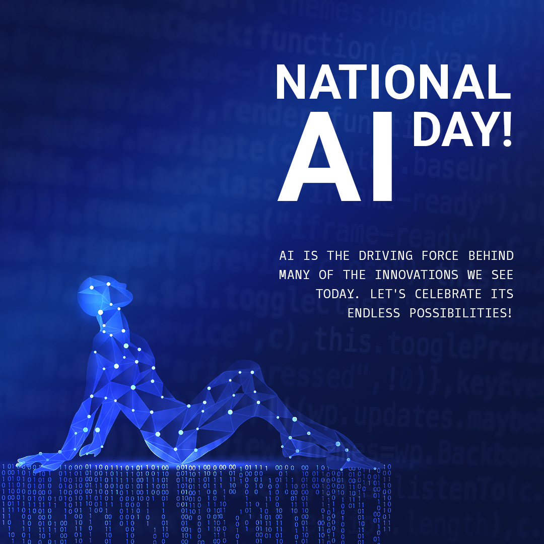 mywebdesignguy's tweet photo. National Ai Day is an annual observance celebrated on January 28th every year. It was created in 2019 to recognize the achievements of the field of artificial intelligence and to recognize the potential of AI to improve our lives. https://t.co/u0N3fVct7y