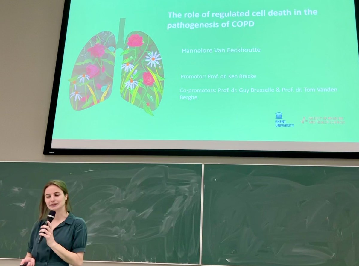Ken Bracke (@brackeken) on Twitter photo Amazing PhD defense by Hannelore Van Eeckhoutte, studying the role of regulated cell death in COPD #proudpromotor #COPD <a href="/ResearchUGent/">Ghent University Research</a> <a href="/ugent_fge/">UGent Geneeskunde & Gezondheidswetenschappen</a> Amazing PhD defense by Hannelore Van Eeckhoutte, studying the role of regulated cell death in COPD #proudpromotor #COPD <a href="/ResearchUGent/">Ghent University Research</a> <a href="/ugent_fge/">UGent Geneeskunde & Gezondheidswetenschappen</a>