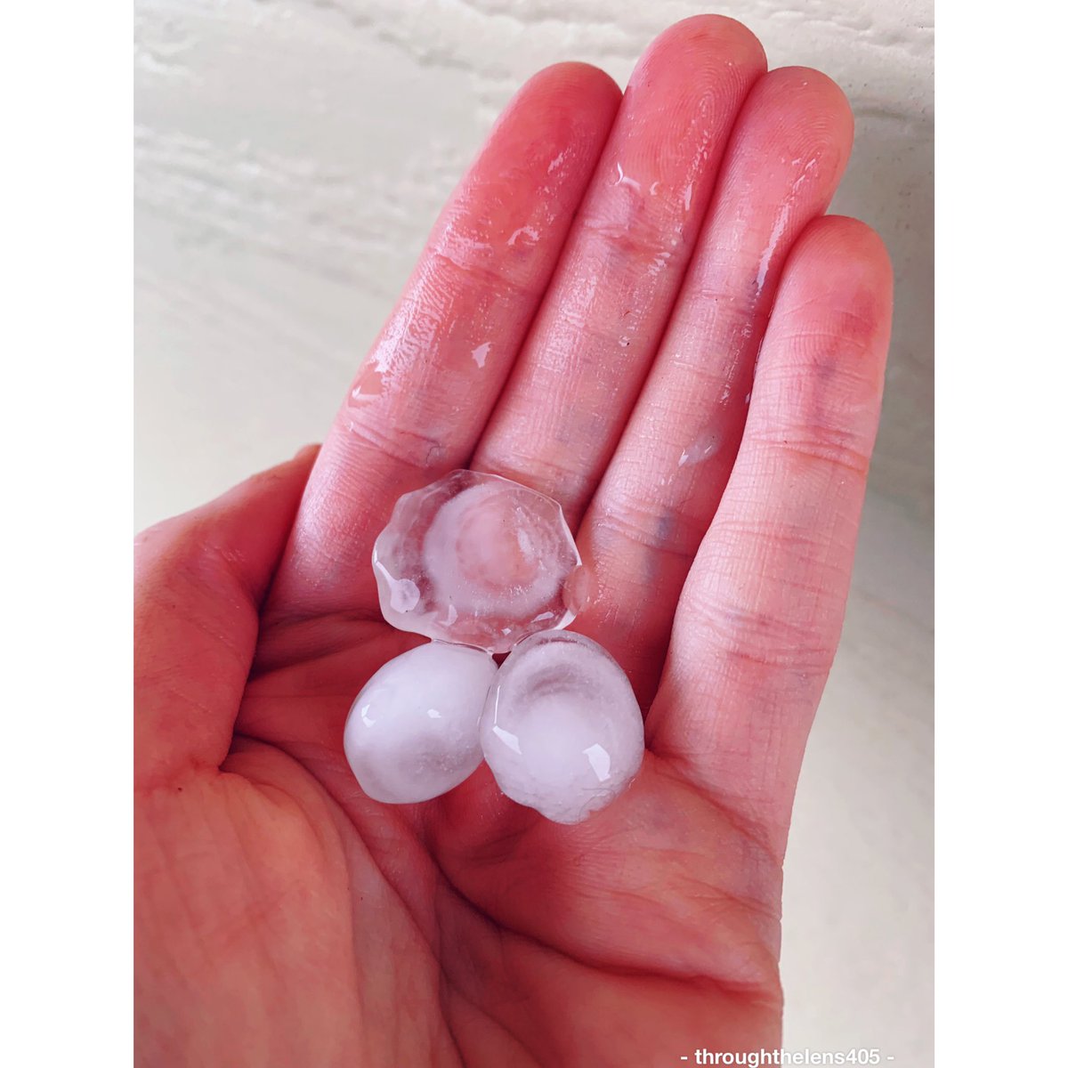 JJArmstrong405's tweet photo. Oh Hail No 🤍 #okwx #oklahoma #oklahomaweather #hail #storms #okc https://t.co/idUdiLe586