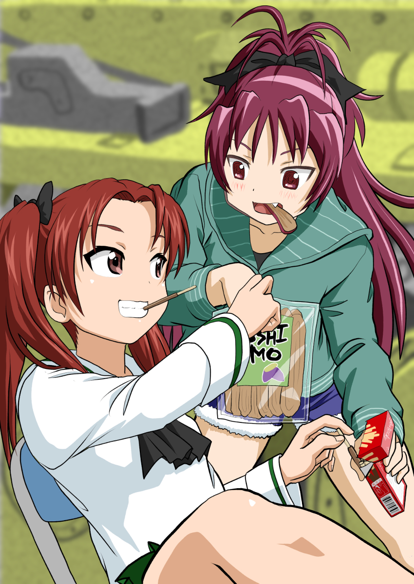 Anzu x Kyoko [girls und panzer / madoka magica]