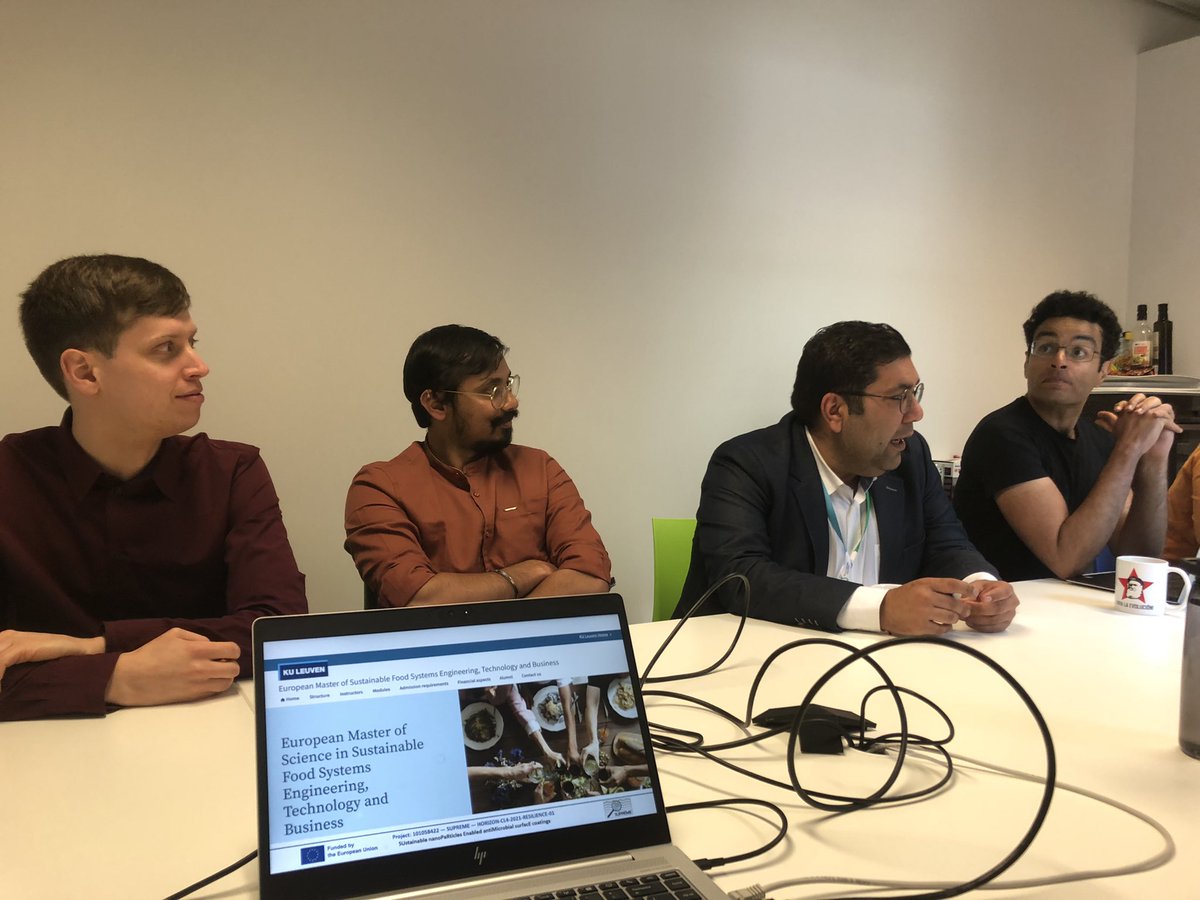 KULeuvenBioTeC's tweet photo. @janfmVI @c_beenfeldt @DTUtweet @soheilmansouri @LucSels @KULeuvenGent @gerardgovers @KU_Leuven @ssbhonsale @KULeuvenFOOD4S @polanska_monika @ihHashem @LydKats @davy_verheyen @V_DeBuck Great interactions, great opportunities to actively start collaborating with #KnowledgeHubZealand 🇩🇰
#circulareconomy 
#sustainable #biosolutions

@KULeuvenGent @janfmVI @ssbhonsale @ihHashem @V_DeBuck @polanska_monika @mathbiojianwang 
@KULeuvenFOOD4S 

@DTUtweet @soheilmansouri https://t.co/0mS17lZBtg