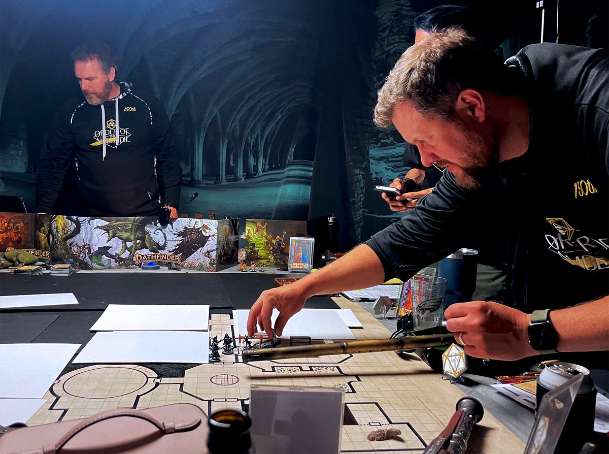 Our buddy Joe from <a href="/glasscannonpod/">The Glass Cannon Network</a> came to play with us during last weekend's marathon! 

Joe talked about it here:
player.blubrry.com/id/95739169

For the latest report from this project  - The Abomination Arsenal - head over to the <a href="/paizo/">Paizo</a> blog and take a look:
bit.ly/3mOzKNy