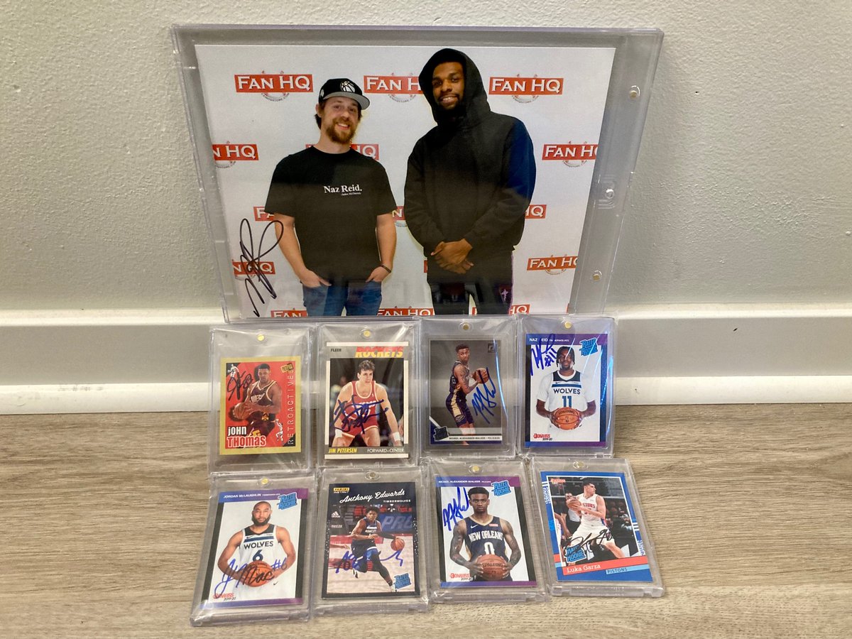 NolanPeterson35's tweet photo. #WolvesWednesday Since my jobsite is two blocks from the Target Center and I was able to go to most home games, I figured i'd give something a shot I wanted to try since I was a kid: getting autographs from Wolves players, coaches and personnel! Has been a fun experience so far! https://t.co/gMmbzzacB0