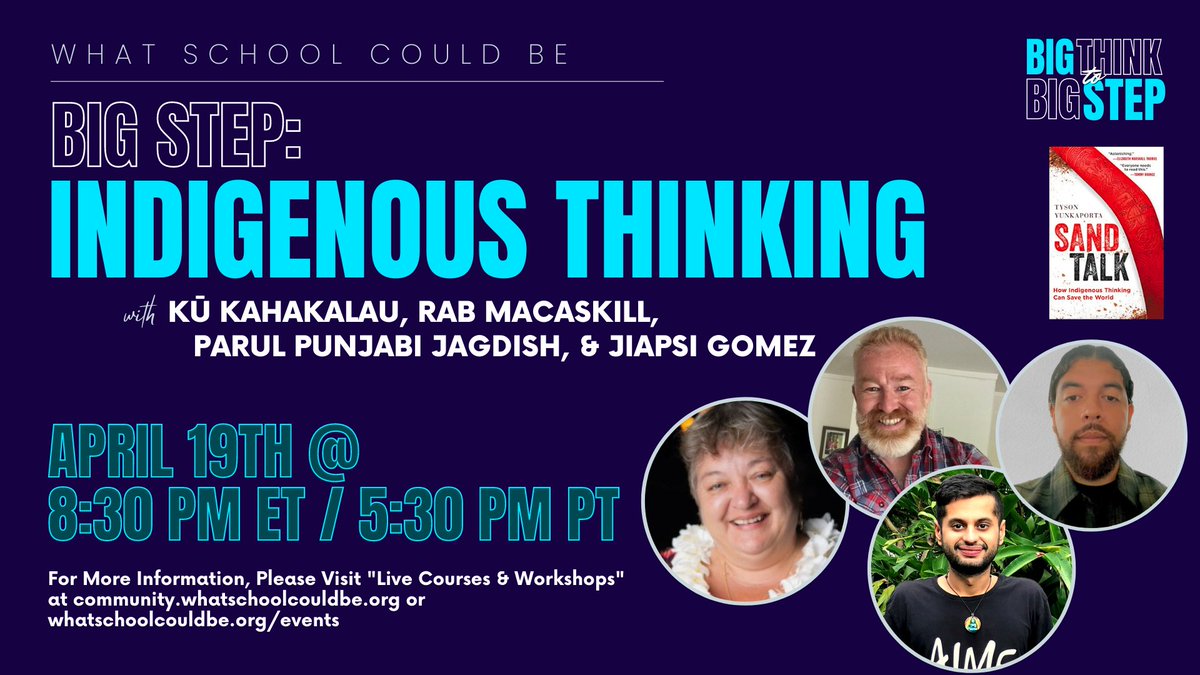 Join us in an hour for this important conversation!
eventbrite.com/e/big-step-ind…
@kaponoc @joshreppun 
#indigenouswisdom #IndigenousEd #education