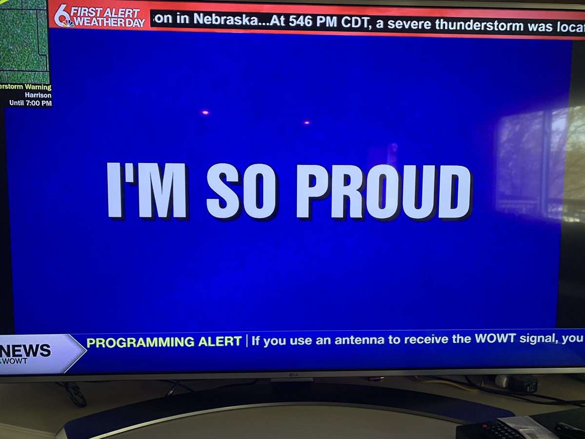 aaronchristense's tweet photo. . @schicknickshow Who is @TrevAlberts for 200, 400, 600, 800 and $1,000. #jeopardy #soproud https://t.co/KBQBHgsVx9