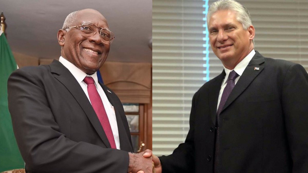 Un abrazo con sinceras felicitaciones a nuestro hermano y compañero revolucionario <a href="/DiazCanelB/">Miguel Díaz-Canel Bermúdez</a> reelecto como presidente de Cuba con el 97.66% de los votos del Parlamento junto al hermano Vicepresidente Salvador Valdés. Nuestra admiración y respeto al digno y heroíco pueblo cubano