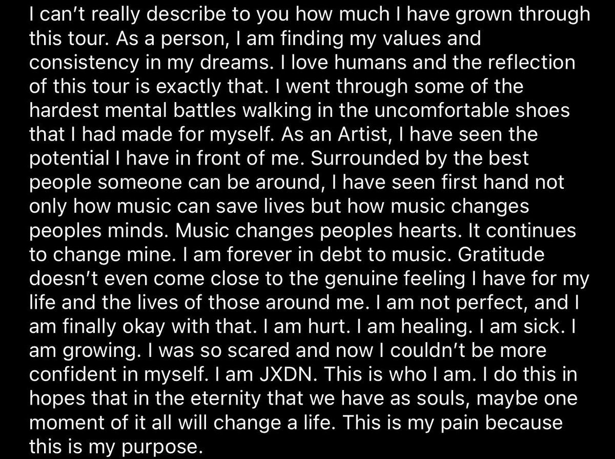 JadenHossler's tweet image. Last show complete, Tour is over, Elevated Heartbreak next. Thank you.