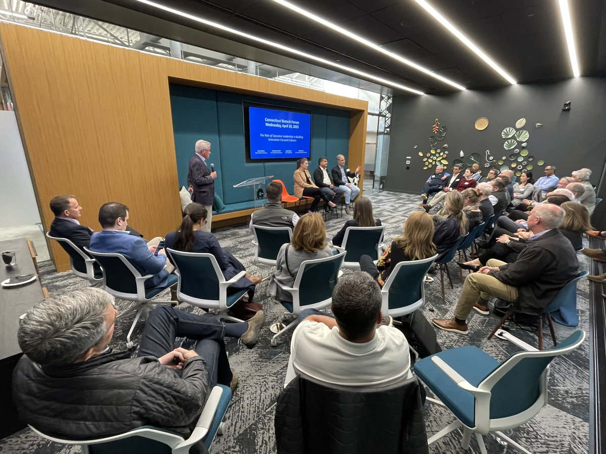 Fun evening discussing the role of Executive Leadership in Building Innovation-Focused Cultures!  Thank you to my <a href="/BosBiotechForum/">Boston Biotech Forum</a> sponsors for this event <a href="/goodwinlaw/">Goodwin</a> <a href="/jpmorgan/">J.P. Morgan</a> and @DanforthAdvisors for the support!