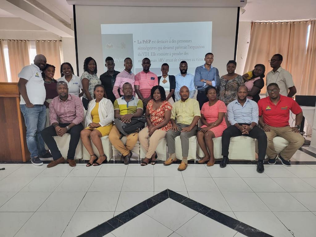OnusidaHaiti's tweet photo. Congratulations @UCMIT and @MsppOfficiel for the successful training of healthworks and communities on #PreP.  #HIVprevention #AccessToInnovation #EndAIds.  @OPSOMSHaiti @UNAIDS @GFATM @USEmbassyHaiti https://t.co/5O3b9c4b68