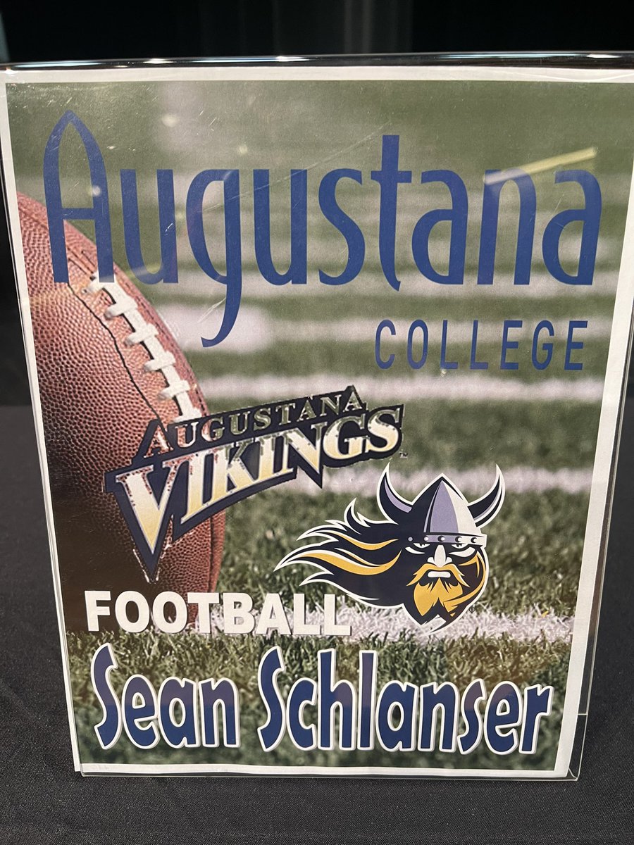 Congrats to Sean Schlanser on his commitment to play Football at Augustana College next year!