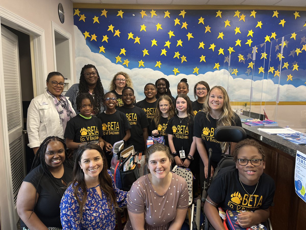 EdVBaldwin's tweet photo. BETA club students brought donations to the Child Advocacy Center today. They loved learning more about the organization and sharing why our club chose them as our cause. @CumberlandCoSch @fayNCcac @nationalbeta @MeshondaW #ccsleads #service https://t.co/TBtcIynaKn