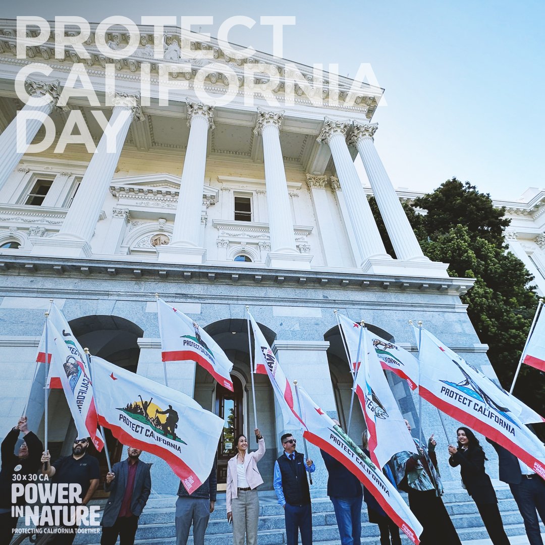 PowerInNatureCA's tweet photo. Today a statewide coalition of community groups, environmental and conservation organizations, land trusts, Indigenous organizations, and tribal members gathered in Sacramento to meet with legislators to advocate for fully funding CA's 30x30 commitment.

#PowerInNature #30x30CA https://t.co/2PtgxeaJNa