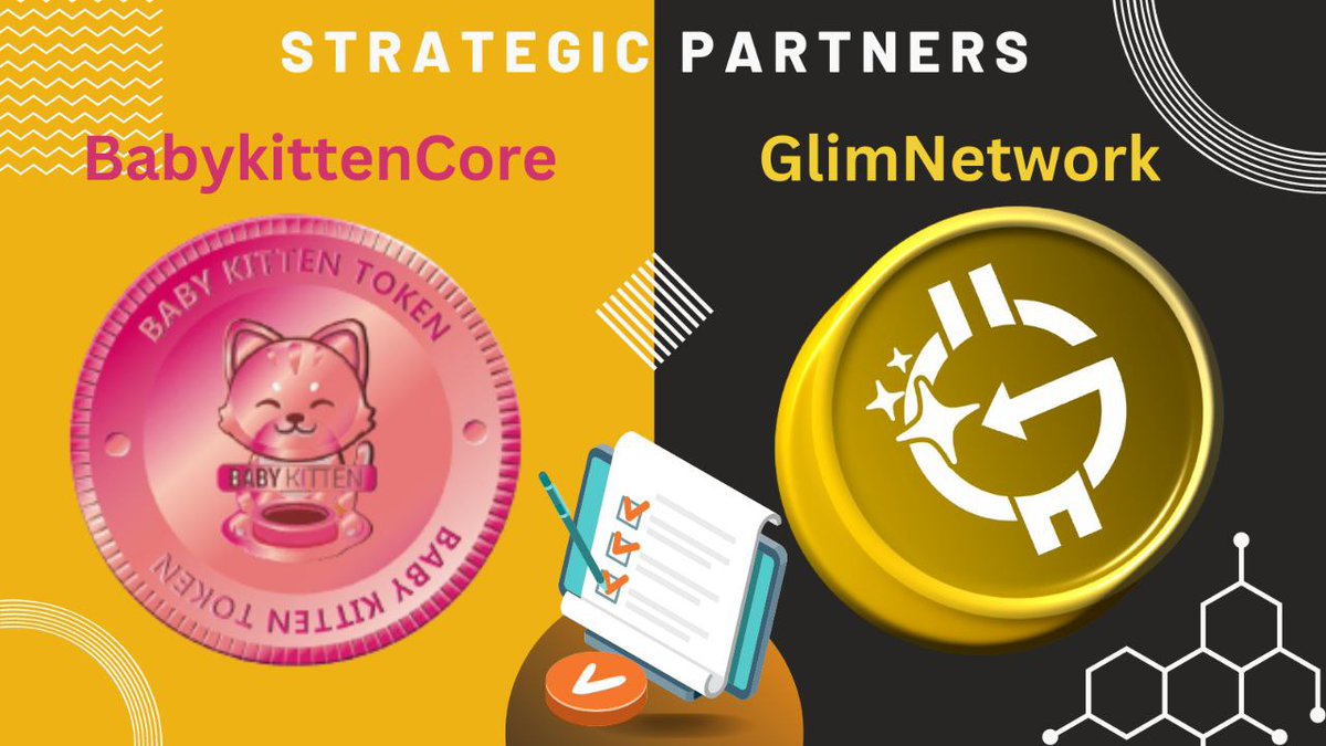 GBabykittencoin's tweet photo. We welcome our new partner #BabyKittenCoin from #Core to the #Glimnetwork family, @Babykittencoin is building a dedicated token to feed all the cat π
#Glim #partnership #Airdrop #presale #APY #Mainnet @Babykittencoin @GlimNetwork CONGRATULATION TEAM #BKC #BKIF MOON MOON MOOONπ https://t.co/fIAzwAaHhV