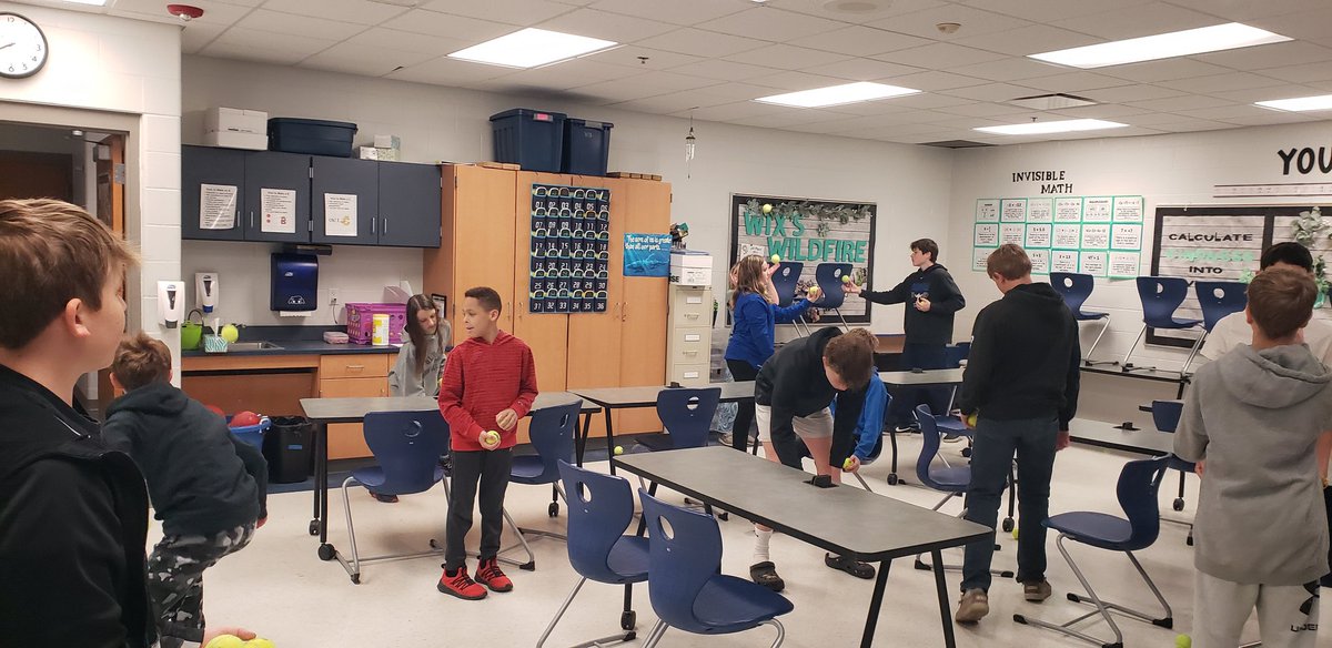 awix22's tweet photo. Rainy day  activity- learn how to juggle. The concentration and smiles say it all! #wildfireadvisory @KMMS_Larsen https://t.co/dvbxVSdMPT