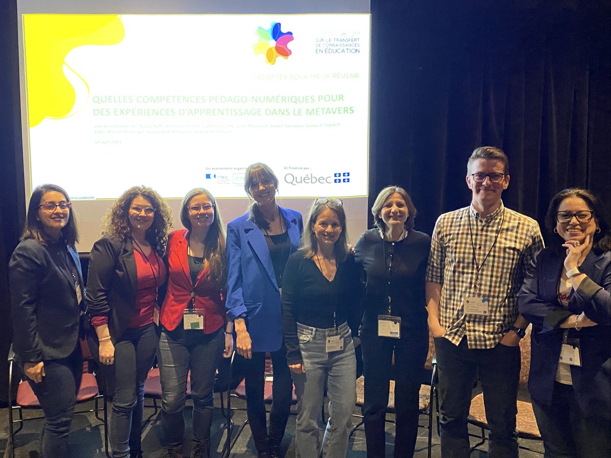 nadianaffi's tweet photo. Présentation de #FormationMeta au 5e Symposium sur le transfert de connaissances en éducation @CTREQ
https://t.co/KBhybmDSiW
Les diapos se trouvent au https://t.co/RwZ0HFxxC1 https://t.co/6vK76BCm0y