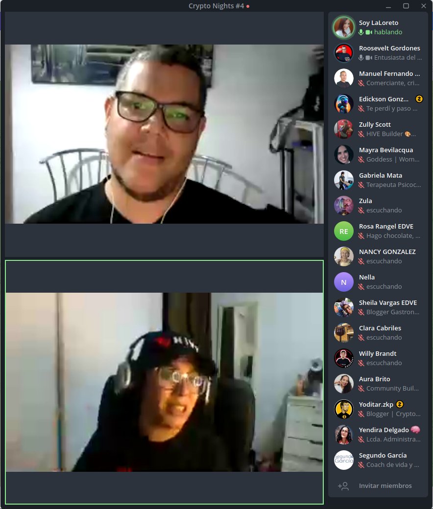 SoyAuraBrito's tweet photo. Estamos a casa llena en #CriptoNights junto a @gordonesroo y @soy_laloreto 🔥🔥🔥🔥🔥 https://t.co/MS1b50ycqA