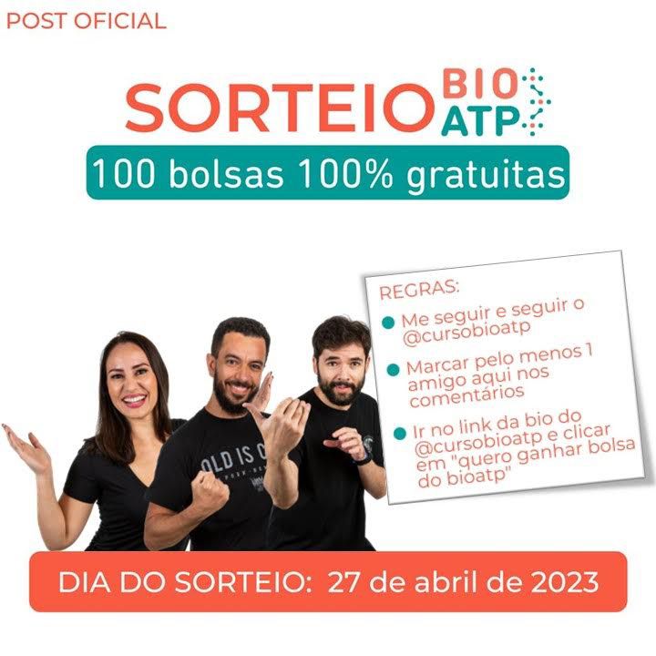 study_wennyo's tweet photo. 📚🗣️| Oi, vestibulandos! O BioAtp (cursinho de biologia), tá sorteando 100 bolsas 100% gratuitas em comemoração ao aniversário de 3 anos. E como sou parceiro deles, eu vou estar sorteando uma (1) bolsa no meu perfil lá no Instagram.

Link do sorteio: https://t.co/03Y4K1Fr00 https://t.co/3hCK3QrgKk