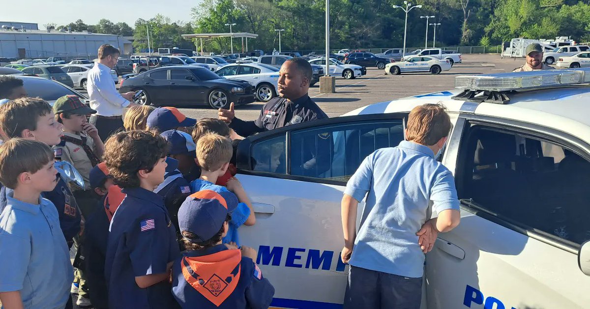 Memphis Police Dept on Twitter "Today, local Boy Scouts of America