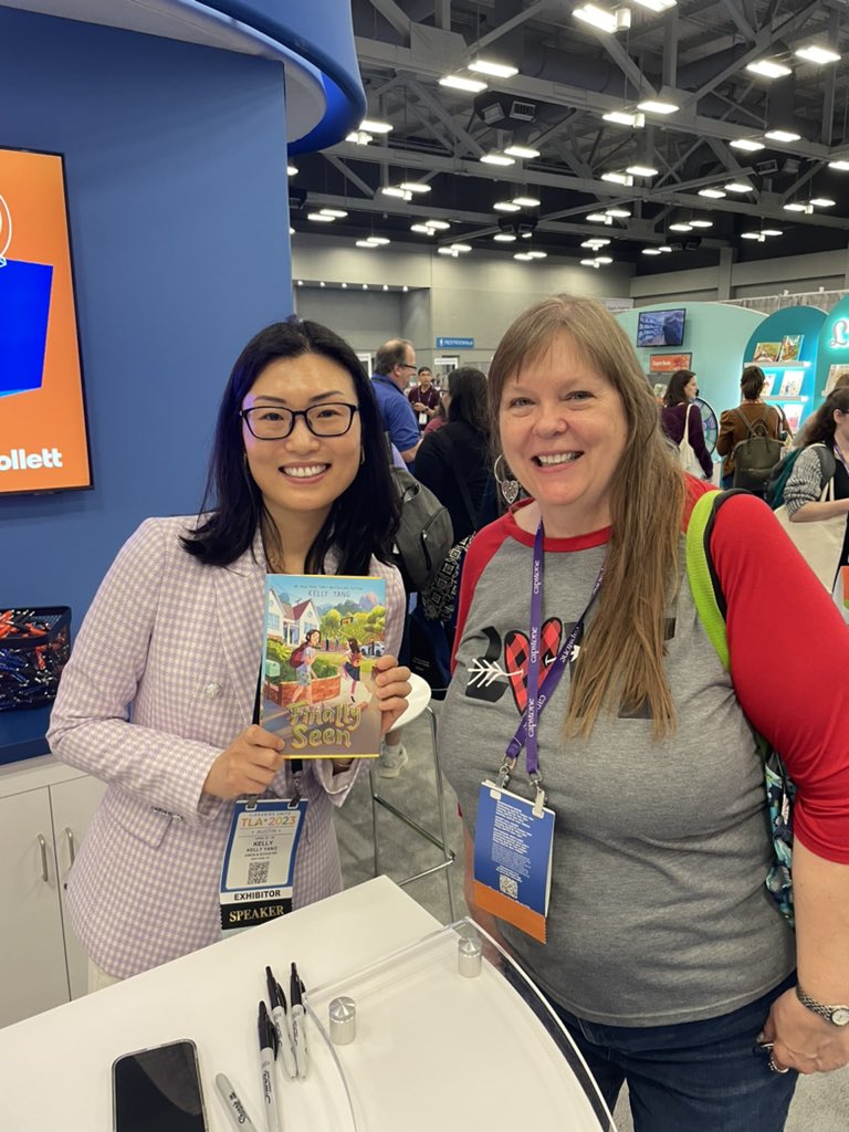 NISDbrauchlelib's tweet photo. #TLA2023 @NISDLib @NISDBRAUCHLE  I got to meet author Kelly Yang https://t.co/locwSsf37F