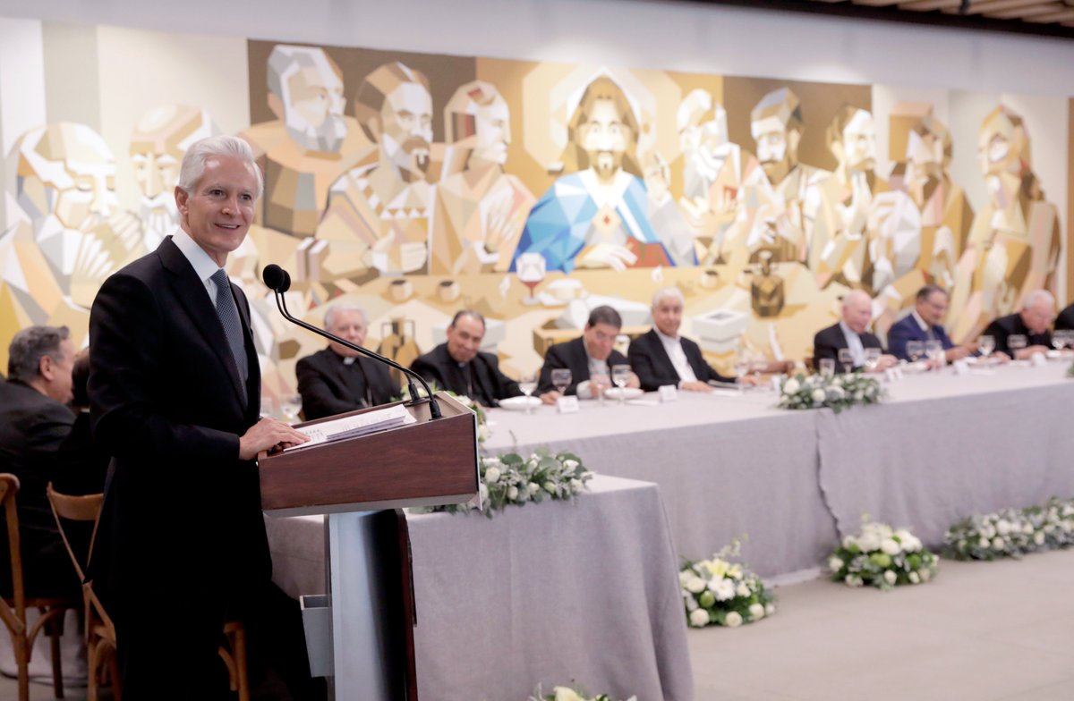 Me dio mucho gusto saludar a los Cardenales, Arzobispos y Obispos de todo el país en la 114 Asamblea Plenaria de la Conferencia del Episcopado Mexicano.