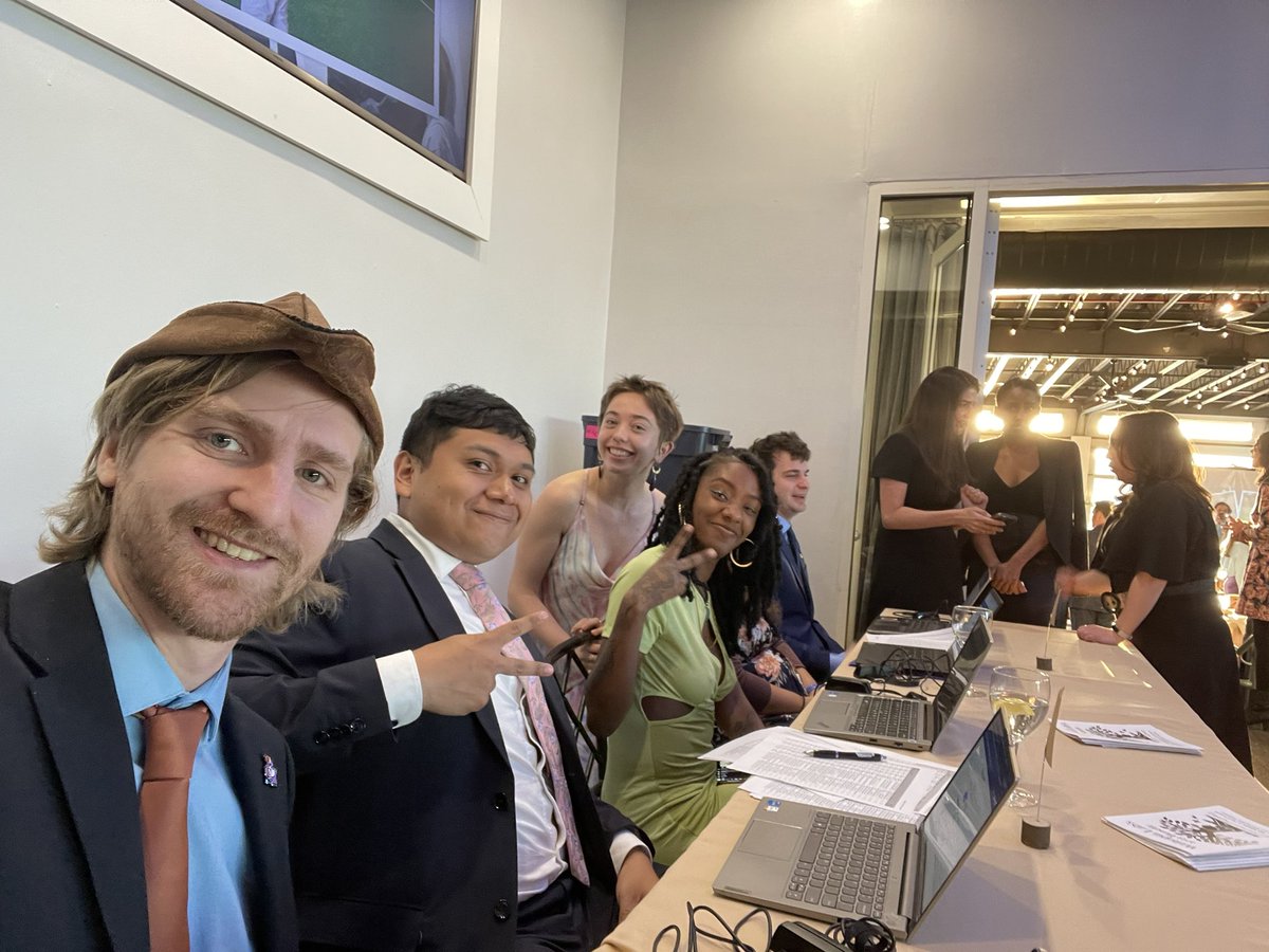 Rolling with the check-in team at  #WritopiaBenefit2023