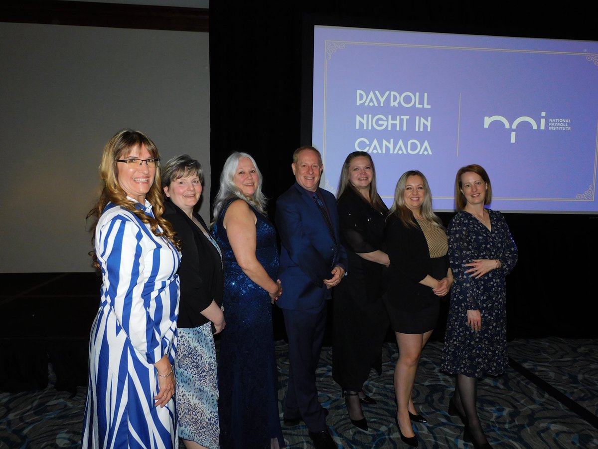 #PayrollNightInCanada didn't disappoint.  Thank you to the team <a href="/NatPayrollInst/">National Payroll Institute</a>!  It was a great time had by all. #payroll #canada #celebration #newdesignationtitles #Victoria