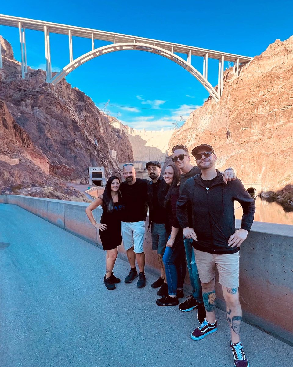 sharimarie826's tweet photo. Tomorrow night is an all new episode of @ghosthunters on @travelchannel & @discoveryplus 9/8c! @KrisWilliams & @dustinpari joined us at the Hoover Dam. Great time investigating this incredible location. #GhostHunters #LotsOfStairs @Jchawes @stevegonsalves1 @davetango #friends https://t.co/J28u6VkL9m