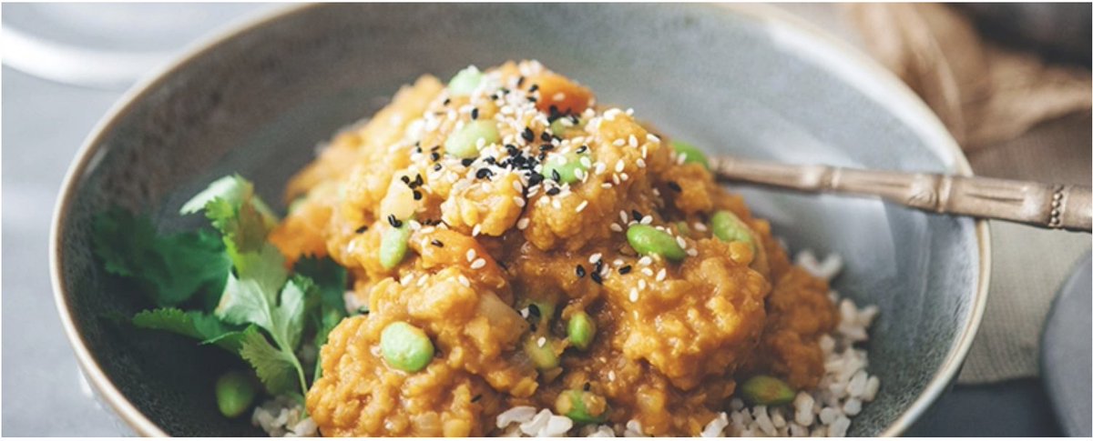 dynamdietitians's tweet photo. Cauliflower &amp; Edamame Dahl &amp; Lamb Ragout - https://t.co/6WH3yBH7oW https://t.co/LZOIMX3iCT