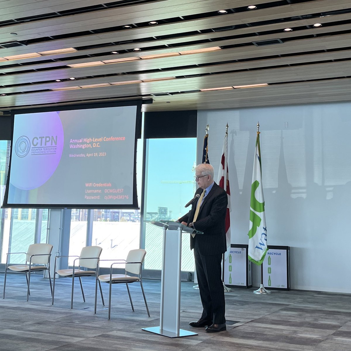 UN_OCT's tweet photo. DUSG @un_oct @raffigregorian is in Washington, D.C. today for the #CounterTerrorism Preparedness Network Annual Conference w/ #CTPN members from Europe, North America, Australia & New Zealand https://t.co/NTriblbBtM