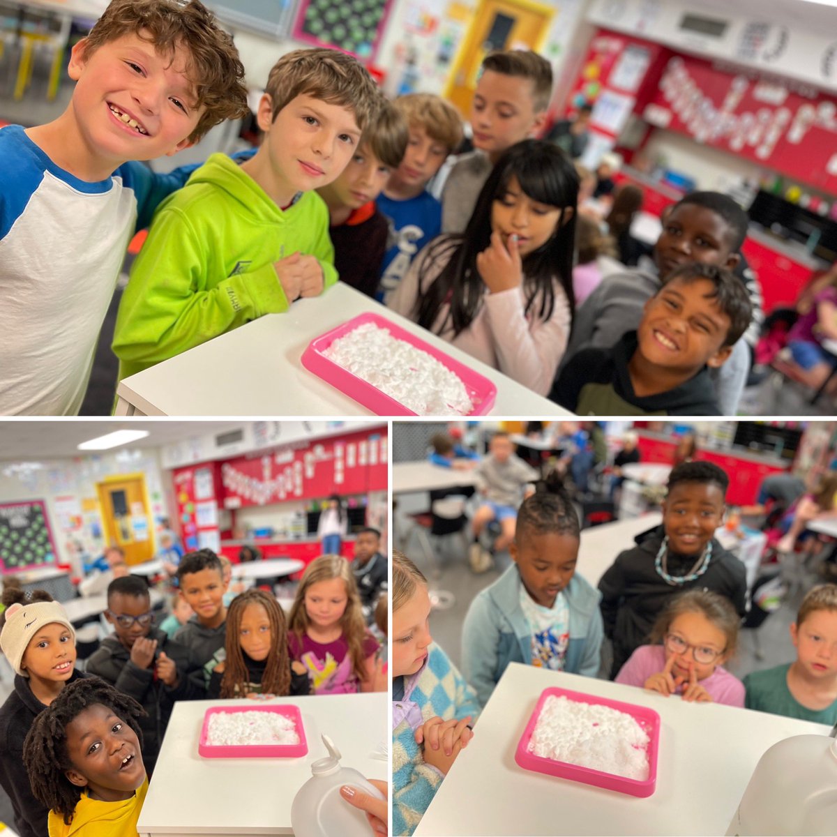Wallace2ndgrd's tweet photo. Exploring different substancesโ properties and how they interact! ๐ฉโ๐ฌ๐งโ๐ฌ #STEAM #ElementaryEngineers
#LearningtoLead #GrowingTogether
@TCBOE_LES https://t.co/O8PbqwvV80
